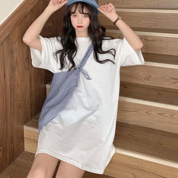 summer oversized loose women's solid t-shirts korean style ladies streetwear o neck long sleeve tee wdc6475 t-shirt, White
summer oversized loose women's solid t-shirts korean style ladies streetwear o neck long sleeve tee wdc6475 t-shirt, White