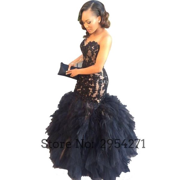 party dresses black mermaid prom lace applique sweetheart puffy evening gown long formal plus size custom made, White;black
party dresses black mermaid prom lace applique sweetheart puffy evening gown long formal plus size custom made, White;black