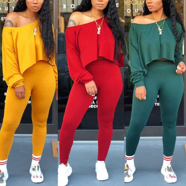 2 piece outfits sports womenpant suit tracksuit loose hem crop with fitness leggings pants workout set female, White
2 piece outfits sports womenpant suit tracksuit loose hem crop with fitness leggings pants workout set female, White