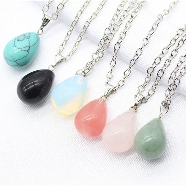 different natural stone alloy chain pendant necklaces for women men party club decor jewelry fashion accessories, Silver
different natural stone alloy chain pendant necklaces for women men party club decor jewelry fashion accessories, Silver