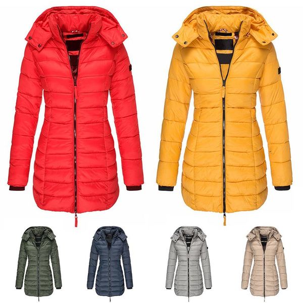 Women's Down & Parkas Slim-fit Padded Jacket Warm Long Outwear Coat Hooded, Black
Women's Down & Parkas Slim-fit Padded Jacket Warm Long Outwear Coat Hooded, Black