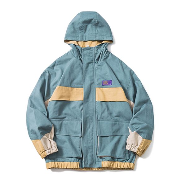 women pink yellow outwear hip hop trend hooded jacket letter print patchwork zipper windbreaker early autumn c0205 210514, Black;brown
women pink yellow outwear hip hop trend hooded jacket letter print patchwork zipper windbreaker early autumn c0205 210514, Black;brown