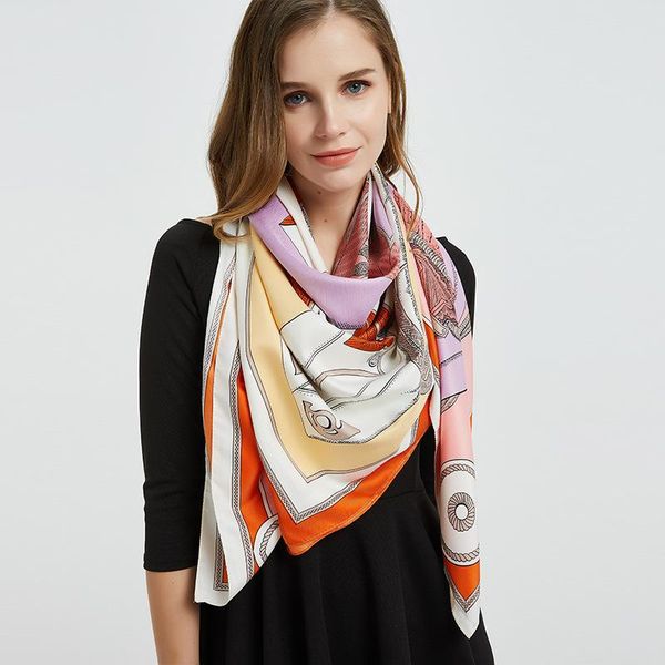 scarves 2021 fashion 130cm*130cm oversized sun protection shawl accessory scarf lady silk a midsummer night's dream, Blue;gray
scarves 2021 fashion 130cm*130cm oversized sun protection shawl accessory scarf lady silk a midsummer night's dream, Blue;gray