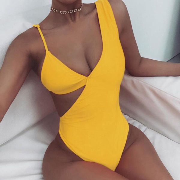 two-piece suits solid backless swimwear women bodysuits swimsuit one piece monokini high cut halter beachwear summer beach bathing suit
two-piece suits solid backless swimwear women bodysuits swimsuit one piece monokini high cut halter beachwear summer beach bathing suit
