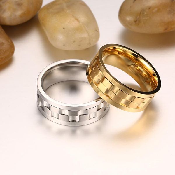 wedding rings arrival polished 9mm rotatable ring for men's titanium steel do not fade the engagement men, Slivery;golden
wedding rings arrival polished 9mm rotatable ring for men's titanium steel do not fade the engagement men, Slivery;golden