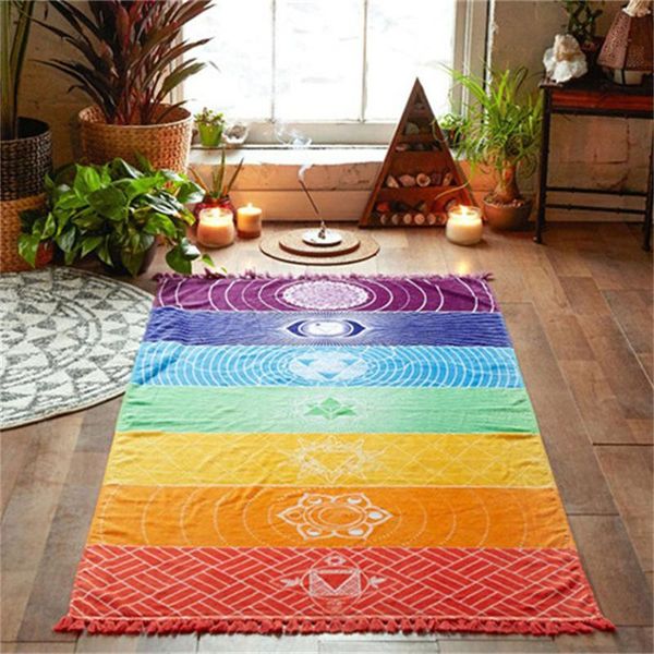 yoga mats beach towel picnic rectangle quick dry rainbow print tapestry outdoor wall hanging lightweight travel bath spa tassel colourful
yoga mats beach towel picnic rectangle quick dry rainbow print tapestry outdoor wall hanging lightweight travel bath spa tassel colourful