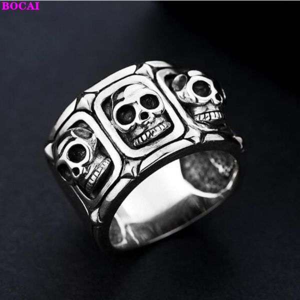 cluster rings s925 sterling silver men's thai hip hop trendy retro skull ring single aggressive pure, Golden;silver
cluster rings s925 sterling silver men's thai hip hop trendy retro skull ring single aggressive pure, Golden;silver