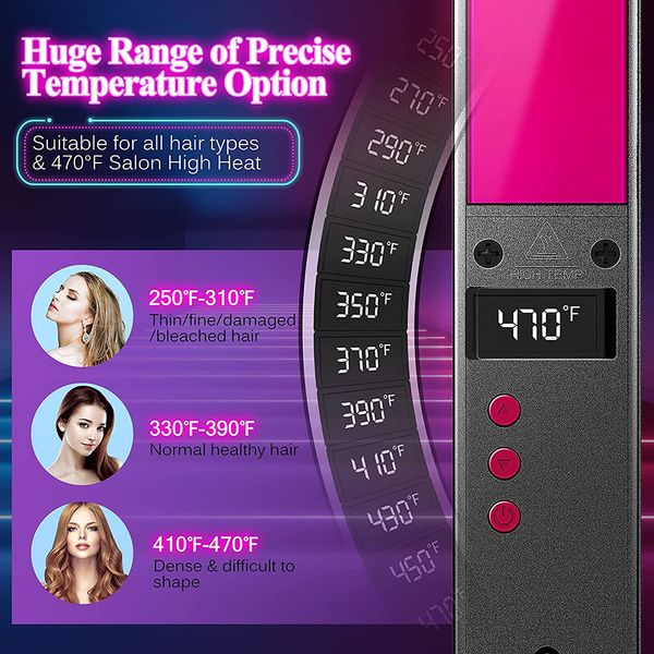 hair straightener professional titanium flat iron brush digital lcd display flat iron comb hair curler beauty care curling iron perfections
hair straightener professional titanium flat iron brush digital lcd display flat iron comb hair curler beauty care curling iron perfections