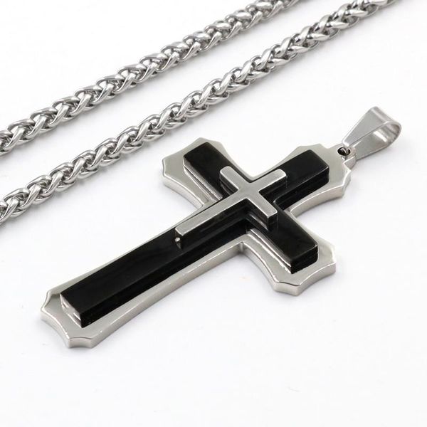 pendant necklaces promotions cross necklace & christian jewelry wholesale 316l stainless steel white color chain men women, Silver
pendant necklaces promotions cross necklace & christian jewelry wholesale 316l stainless steel white color chain men women, Silver