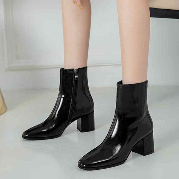 dress shoes rimocy women's ankle boots, high-heeled shoes, square leather and palm-slams, for autumn winter 00k3, Black
dress shoes rimocy women's ankle boots, high-heeled shoes, square leather and palm-slams, for autumn winter 00k3, Black