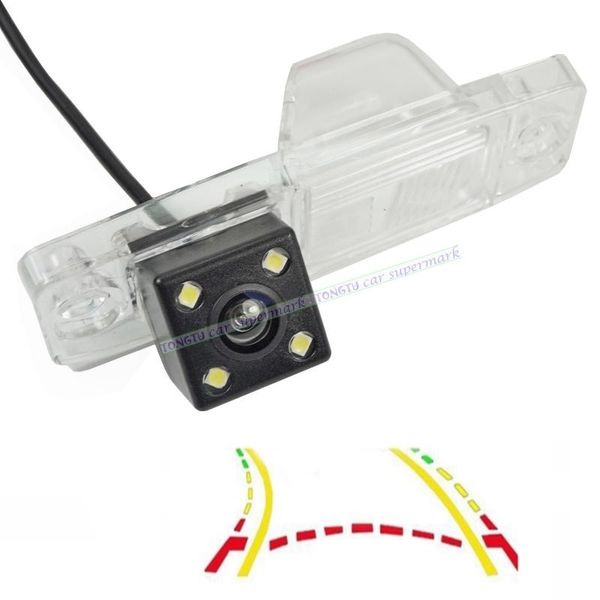 car rear view cameras& parking sensors ccd 600line intelligent dynamic trajectory tracks camera for sonata/elantra 2012 install in o