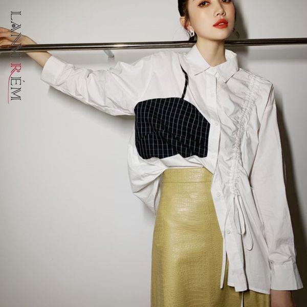 stitching plaid folds blouse women's loose plus size long-sleeved shirt korean spring autumn arrival 2a3264 210507, White
stitching plaid folds blouse women's loose plus size long-sleeved shirt korean spring autumn arrival 2a3264 210507, White