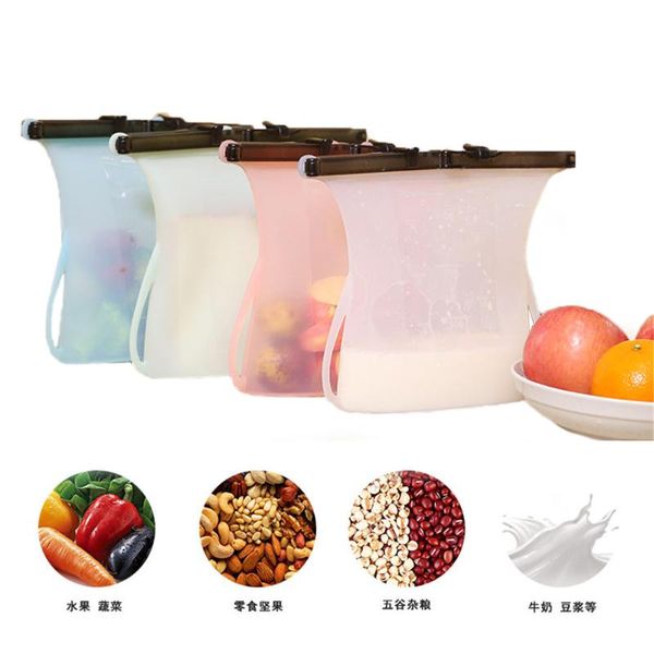 food savers & storage containers silicone bag, reusable er leakproof fruits lunch box kitchen organizer, 1000ml, 195*120*185mm
food savers & storage containers silicone bag, reusable er leakproof fruits lunch box kitchen organizer, 1000ml, 195*120*185mm