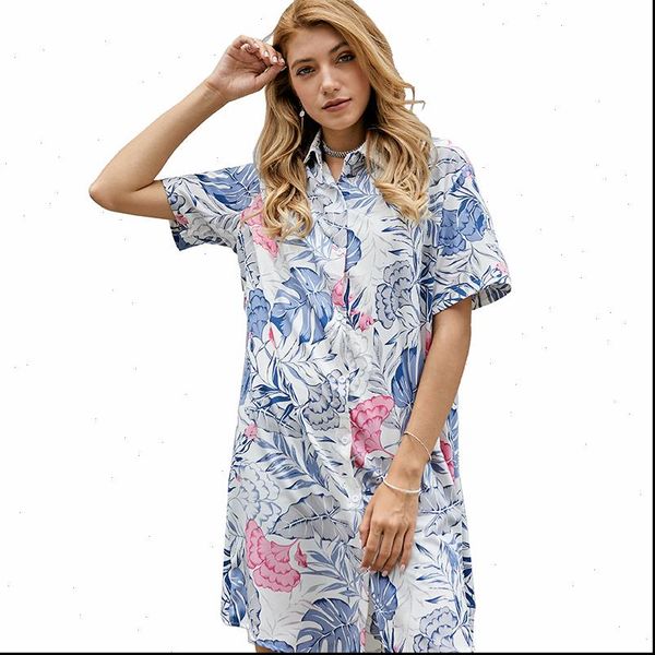 yoming ym24 fashion casual womens shirt long print turn down collar sleeve buttons dress, White
yoming ym24 fashion casual womens shirt long print turn down collar sleeve buttons dress, White