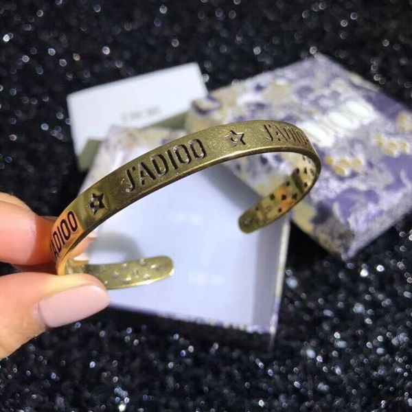 75% off outlet online new letter fashion net red same bracelet high version brass material, Black
75% off outlet online new letter fashion net red same bracelet high version brass material, Black
