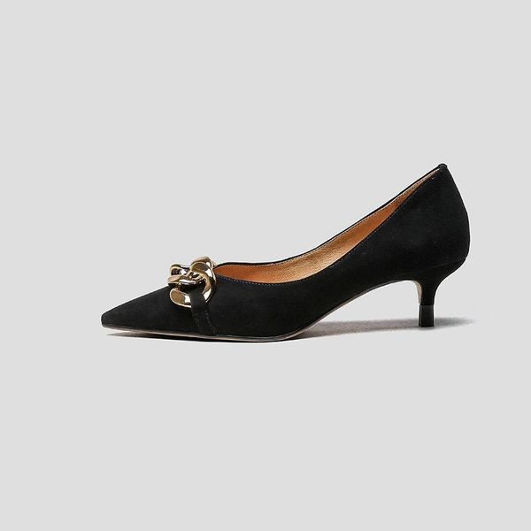 dress shoes salu 2021 fashion women est suede leather high heels pumps shallow wedding party pointed toe for, Black
dress shoes salu 2021 fashion women est suede leather high heels pumps shallow wedding party pointed toe for, Black