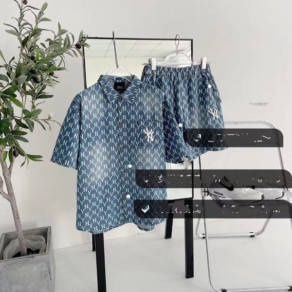 luxury design summer full print two piece thin denim short sleeve coat fashion denim shorts, White
luxury design summer full print two piece thin denim short sleeve coat fashion denim shorts, White