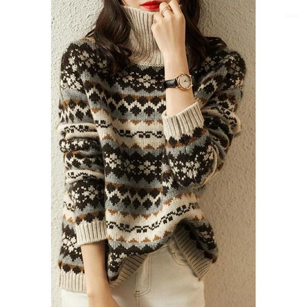 fall 2021 cashmere sweater woman women pullover clothes korean turtleneck winter oversized crop long sleeve argyle jumper women's sweat, White;black
fall 2021 cashmere sweater woman women pullover clothes korean turtleneck winter oversized crop long sleeve argyle jumper women's sweat, White;black