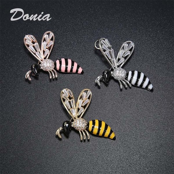 pins, brooches donia jewelry fashion clothing flying bee personality brooch micro-inlaid zircon accessories coat scarf pin, Gray
pins, brooches donia jewelry fashion clothing flying bee personality brooch micro-inlaid zircon accessories coat scarf pin, Gray