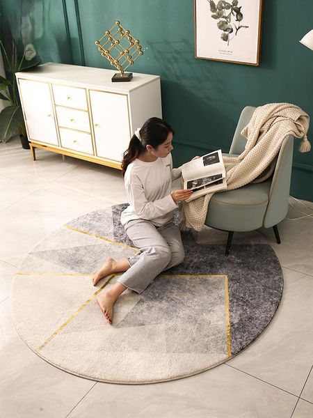 modern simple round carpet bedroom luxury nordic high-end floor mats living room household home decoration carpets
modern simple round carpet bedroom luxury nordic high-end floor mats living room household home decoration carpets