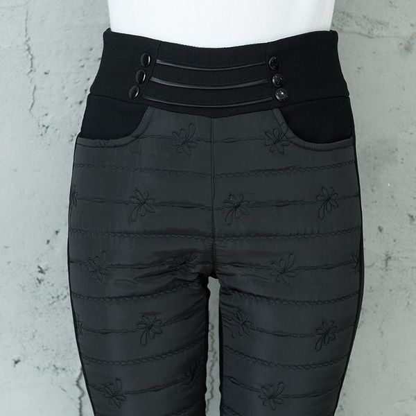 women's pants & capris 2021 winter women down outdoor female white duck trousers high waist slim thick solid waterproof warm pencil pan, Black;white
women's pants & capris 2021 winter women down outdoor female white duck trousers high waist slim thick solid waterproof warm pencil pan, Black;white