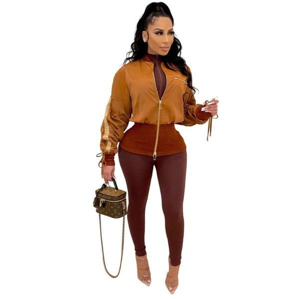 women's jackets 2021 sport workout gym spliced jacket patchwork corset woman zipper v collar long sleeve lace up bowknot women, Black;brown
women's jackets 2021 sport workout gym spliced jacket patchwork corset woman zipper v collar long sleeve lace up bowknot women, Black;brown