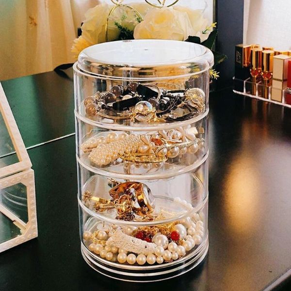 jewelry boxs creative 4 layers rotatable plastic container case earrings ring multi-function storage box boxes & bins
jewelry boxs creative 4 layers rotatable plastic container case earrings ring multi-function storage box boxes & bins