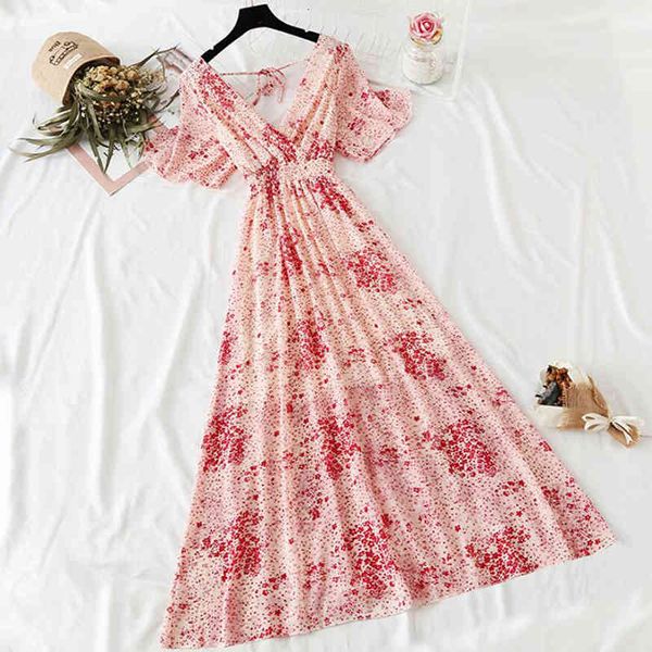 dresses bohemia v-neck long summer women floral print chiffon female short sleeve backless ruffles vestidos, Black;gray
dresses bohemia v-neck long summer women floral print chiffon female short sleeve backless ruffles vestidos, Black;gray