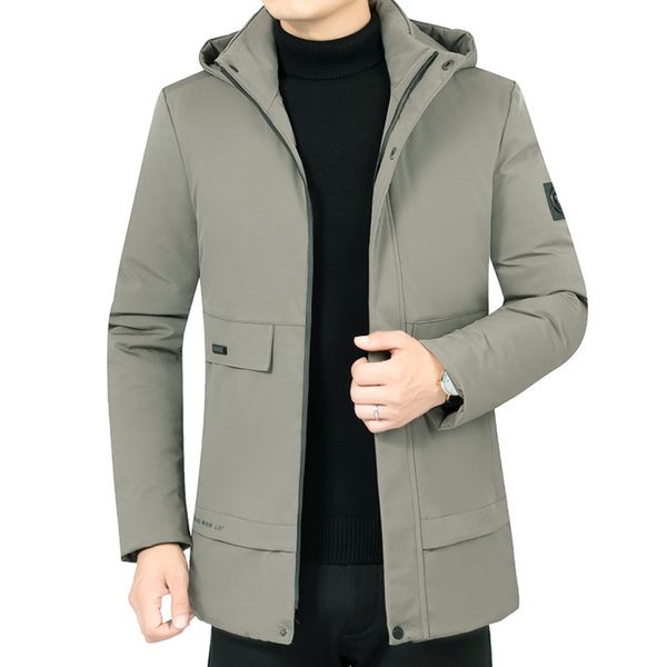 plush thickened men's middle-aged elderly dad cloth hooded medium and long winter warm cotton padded, Black
plush thickened men's middle-aged elderly dad cloth hooded medium and long winter warm cotton padded, Black