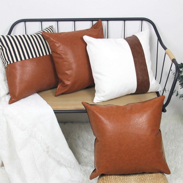 pillow case leather throw covers nordic style decorative stripe canvas pillowcases solid soft cushion square cojines for sofa bedroom
pillow case leather throw covers nordic style decorative stripe canvas pillowcases solid soft cushion square cojines for sofa bedroom