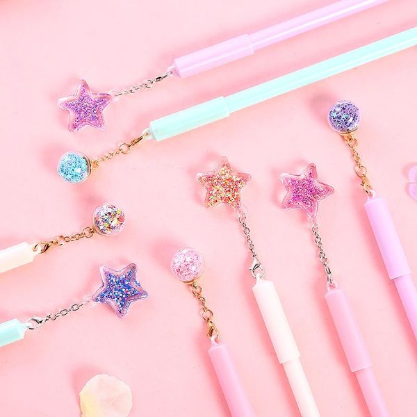 gel pens 32 pcs/lot star wind chime pendant pen 0.5mm black ink neutral stationery school writing supply promotional gift
gel pens 32 pcs/lot star wind chime pendant pen 0.5mm black ink neutral stationery school writing supply promotional gift