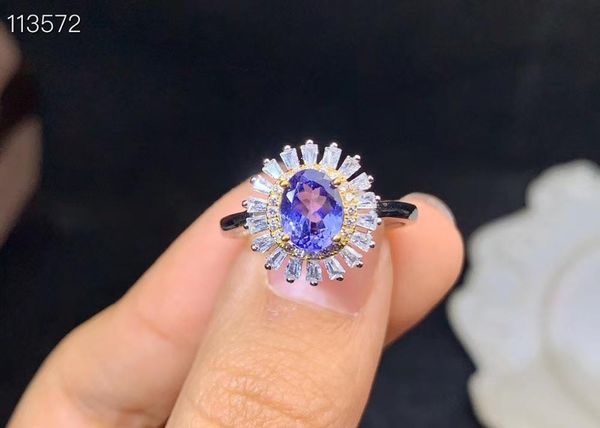 cluster rings elegant female party jewelry fashion 100% real and natural tanzanite 925 sterling silver fine, Golden;silver
cluster rings elegant female party jewelry fashion 100% real and natural tanzanite 925 sterling silver fine, Golden;silver