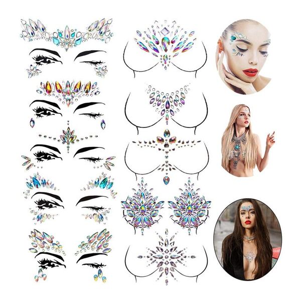party masks 10 sets face gems stickers breast body jewelry crystal nipple tattoo for festival rhinestone decorations tatto
party masks 10 sets face gems stickers breast body jewelry crystal nipple tattoo for festival rhinestone decorations tatto