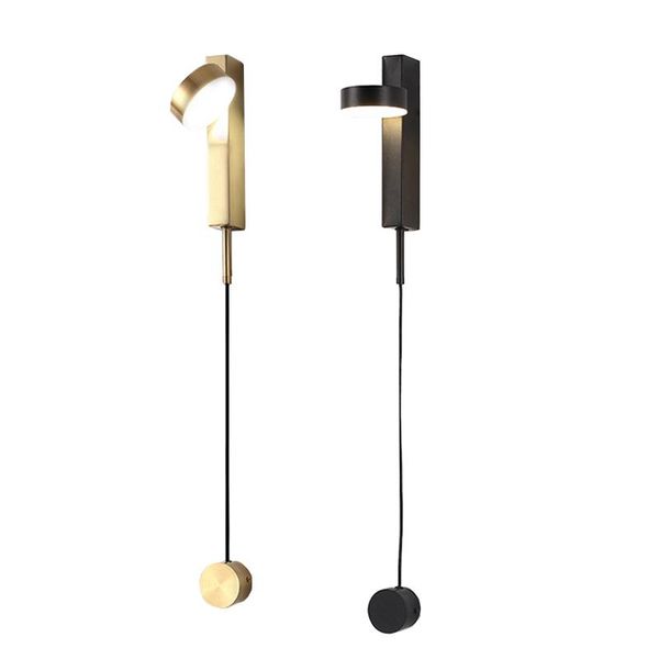 wall lamp nordic modern simple aisle background gold/black/white mounted lighting fixtures with adjustment switch
wall lamp nordic modern simple aisle background gold/black/white mounted lighting fixtures with adjustment switch