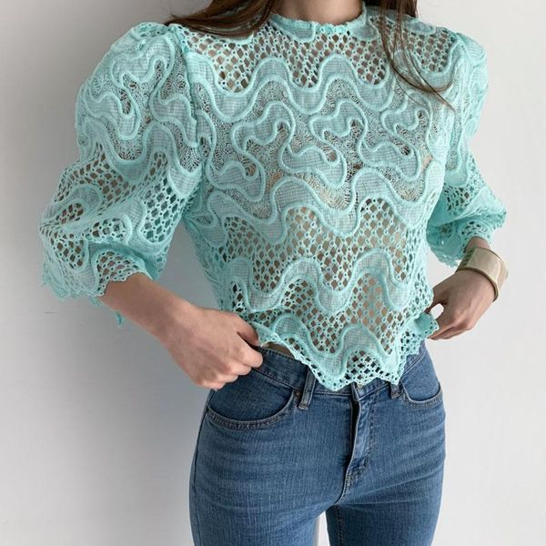women's blouses & shirts hollow out sweet lace blouse women short sleeve o neck loose summer female slim shirt blusas mujer chic 15667, White
women's blouses & shirts hollow out sweet lace blouse women short sleeve o neck loose summer female slim shirt blusas mujer chic 15667, White
