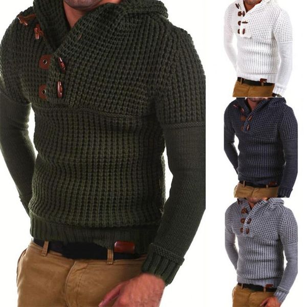 men's sweaters pullover retro buckle solid color knitted plaid v-neck ribbing cuffs hoodies clothes for winter, White;black
men's sweaters pullover retro buckle solid color knitted plaid v-neck ribbing cuffs hoodies clothes for winter, White;black
