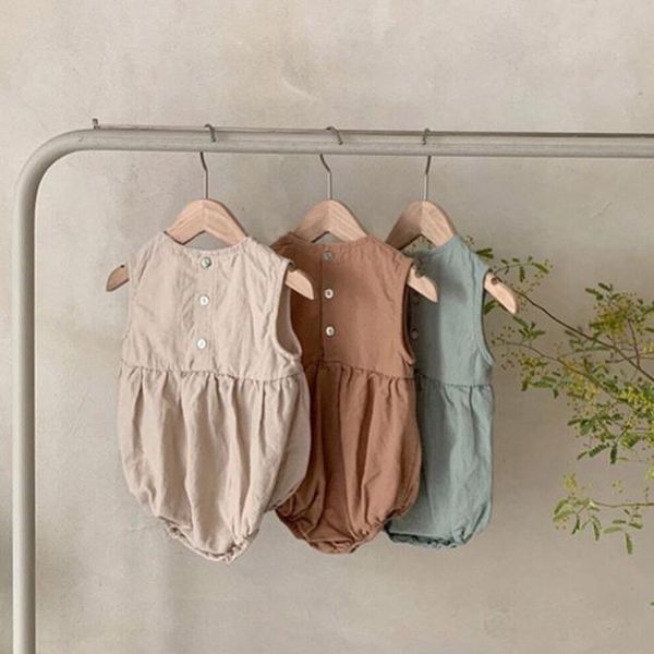children climb clothes summer soft comfortable simple and solid color boys girls sleeveless korean jumpsuits rompers, Blue
children climb clothes summer soft comfortable simple and solid color boys girls sleeveless korean jumpsuits rompers, Blue