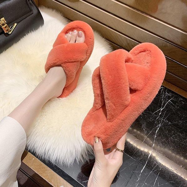 winter keep warm shoes women's wedges home slippers lovely inside furry pantoufle femme, Black
winter keep warm shoes women's wedges home slippers lovely inside furry pantoufle femme, Black