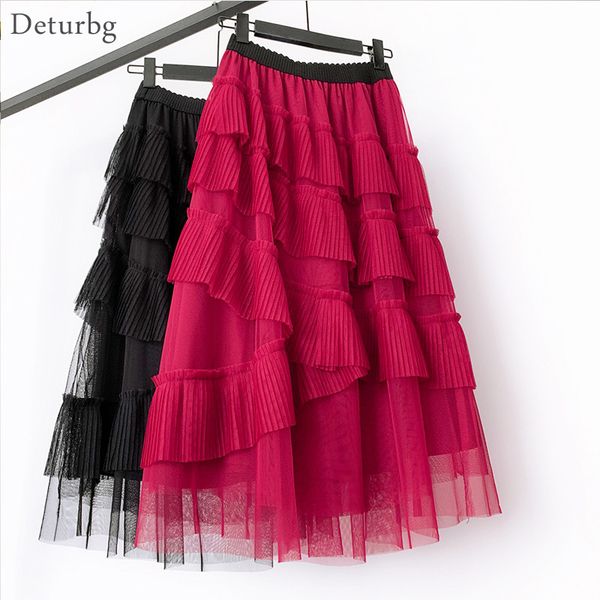 casual dresses women's elegant ruffled asymmetrical midi skirt korean female high waist irregular design mesh skirts faldas 2021 s, Black;gray
casual dresses women's elegant ruffled asymmetrical midi skirt korean female high waist irregular design mesh skirts faldas 2021 s, Black;gray