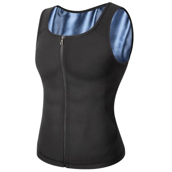 men' tank men sauna sweat vest waist trainer corset zipper workout slimming body shaper compression shirt weight loss fat burner, White;black
men' tank men sauna sweat vest waist trainer corset zipper workout slimming body shaper compression shirt weight loss fat burner, White;black