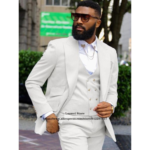 men's suits & blazers mens fashion slim fit double breasted 3 piece classic wedding groom tuxedo male business blazer (jacket+vest+pant, White;black
men's suits & blazers mens fashion slim fit double breasted 3 piece classic wedding groom tuxedo male business blazer (jacket+vest+pant, White;black