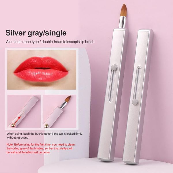 makeup brushes 1 pc retractable double-ended lipstick brush lip aluminum tube multi-purpose not easy to fall off portable
makeup brushes 1 pc retractable double-ended lipstick brush lip aluminum tube multi-purpose not easy to fall off portable
