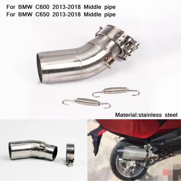 motorcycle exhaust system 51mm header middle pipe stainless steel silp on for c600 c650gt 2012 2013 2014 2021
motorcycle exhaust system 51mm header middle pipe stainless steel silp on for c600 c650gt 2012 2013 2014 2021