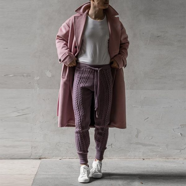 men's pants fashion men slim fit knitted autumn winter casual zipper jogging trousers mid waist drawstring streetwear, Black
men's pants fashion men slim fit knitted autumn winter casual zipper jogging trousers mid waist drawstring streetwear, Black