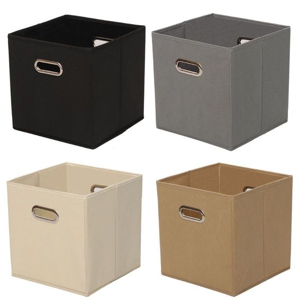 storage baskets cloth cube boxes with double metal handle collapsible folding basket
storage baskets cloth cube boxes with double metal handle collapsible folding basket