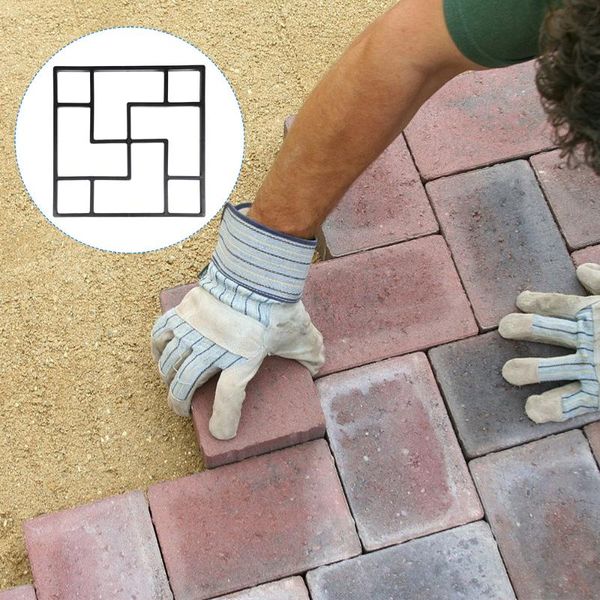 1pc plastic diy path maker pavement mold reusable concrete cement other garden buildings
1pc plastic diy path maker pavement mold reusable concrete cement other garden buildings