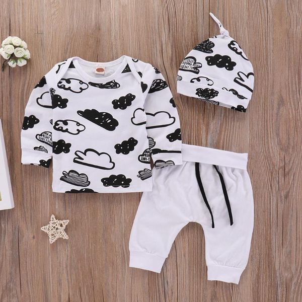 clothing sets 3pcs/set baby boy clothes 2021 girl born cotton printed long sleeved t-shirt+pants+cap kids suit, White
clothing sets 3pcs/set baby boy clothes 2021 girl born cotton printed long sleeved t-shirt+pants+cap kids suit, White