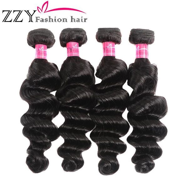 human hair bulks zzy fashion loose deep wave bundles brazilian weave extensions 4 non-remy, Black
human hair bulks zzy fashion loose deep wave bundles brazilian weave extensions 4 non-remy, Black