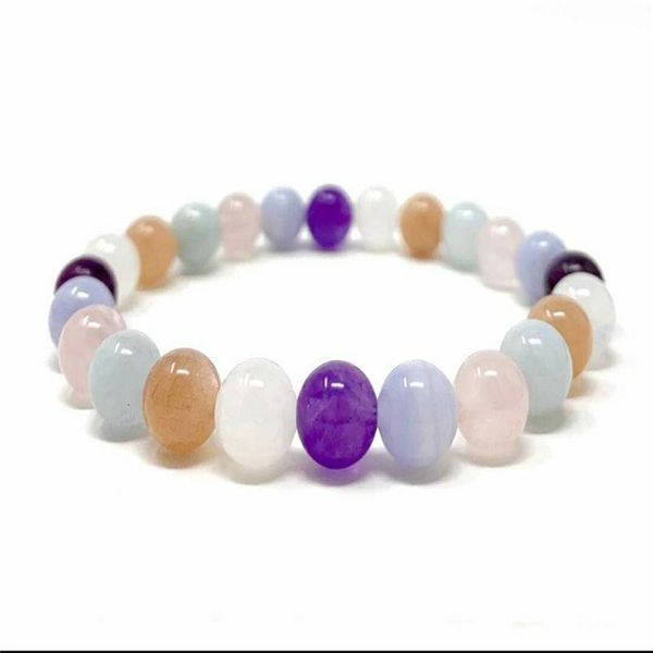 beaded, strands men bracelet natural stone 8 mm mix color round bead citrine crystal amazonite amethysts rose quartzs women bracelets, Black 
beaded, strands men bracelet natural stone 8 mm mix color round bead citrine crystal amazonite amethysts rose quartzs women bracelets, Black