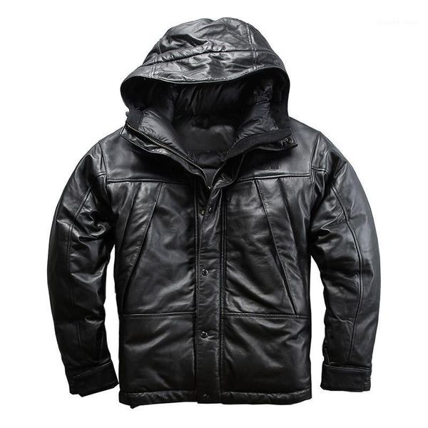 men's leather & faux big 1111 size european quality super warm genuine sheep skin duck down jacket mens coat, Black
men's leather & faux big 1111 size european quality super warm genuine sheep skin duck down jacket mens coat, Black